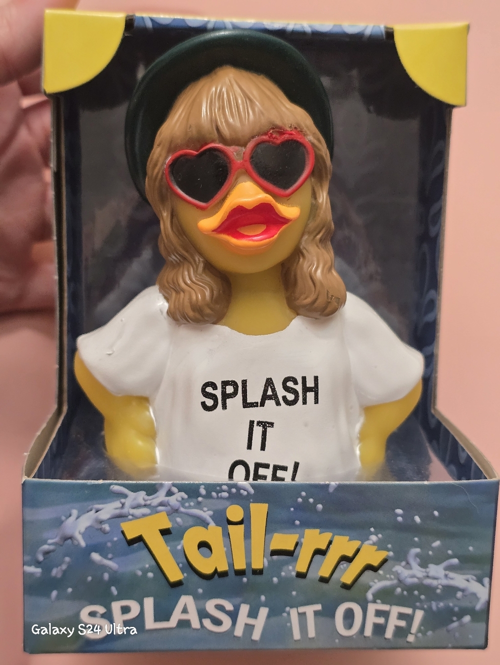 Celebriducks Dashboard Tail-rrr Splash It Off Rubber Duck NEW